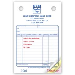Service Station Register Forms - Small Classic