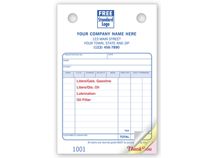 Service Station Register Forms - Small Classic