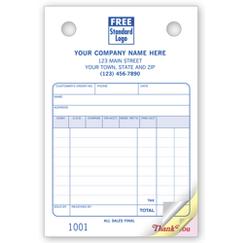 Register Forms - Small Classic with Special Wording