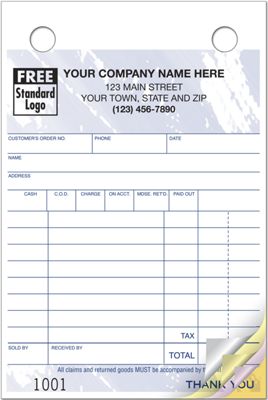 Multi-Purpose Register Forms, Colors Design, Small Format 609T