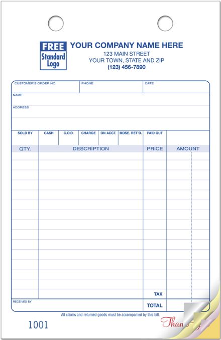 Multi-Purpose Register Forms, Classic Design, 5-1/2 x 8-1/2
