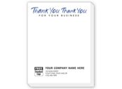 Thank You for your business, Personalized Notepads