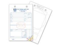 Bakery Register Order Forms -Decoration Plan on Back
