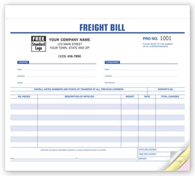 Freight Bills 6207