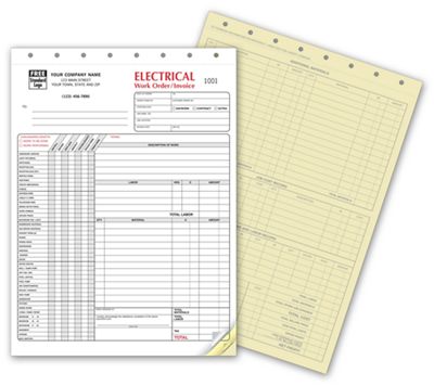 Electrical Work Orders - with Checklist 6520