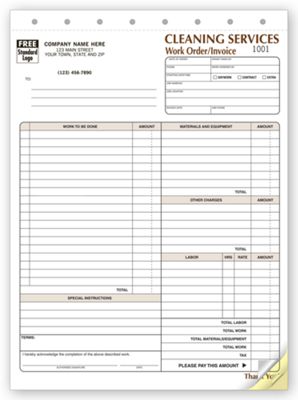 Cleaning Company Contract - Work Orders 6527