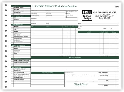 Landscaping Work Orders 6537