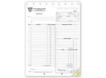 Work Orders, Carbonless, Large Format