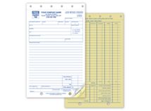 Work Orders, Job, Carbonless, Small Format