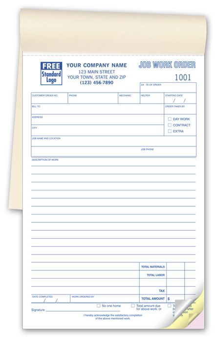 Job Work Orders - Booked