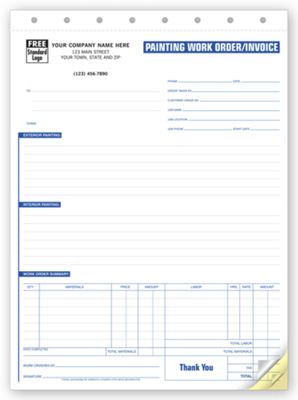 Painting Work Orders 6572