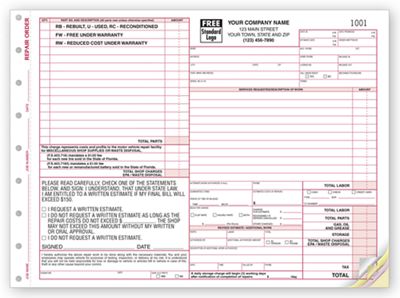 Repair Orders - Florida State 6585