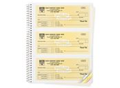 Customized Cash Receipt Books, Thank You Design, 3 To Page