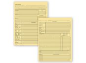 Internal Medicine Exam Records, 2 Page, Letter, Buff
