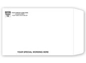 9 X 6 Open End Mailing Envelope, White