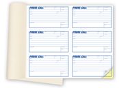 Phone Message Book with Carbons