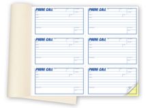 Phone Message Book with Carbons