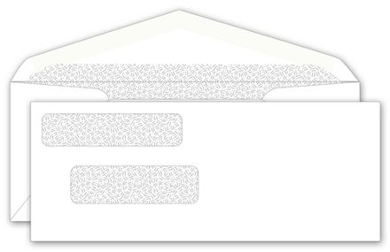 Center Write Long Check Envelope 8 3/4 X 3 1/2, Gummed Seal