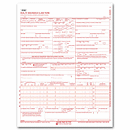 CMS-1500 Laser Sheet Insurance Claim Form, Version 0805 70150X