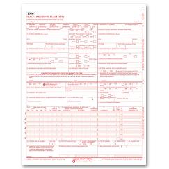 CMS-1500 Laser Pad Insurance Claim Form, Version 0805