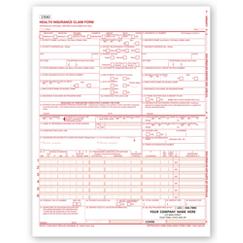 CMS-1500 Insurance Claim Forms 0805, Laser Sheets, Imprinted