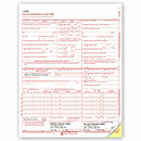 CMS-1500 Two-Part Carbonless Insurance Claim Form 0805 70163