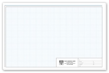 Graph Paper - Pro-Sketch 1/8 Padded