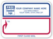 Padded Mailing Label, First Class Mail