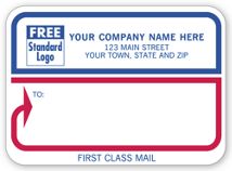 Padded Mailing Label, First Class Mail