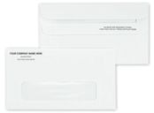#6 Single Window Envelope, Self-Seal, 2 Flaps