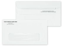 #6 Single Window Envelope, Self-Seal, 2 Flaps