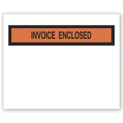 Invoice Envelope, Pressure Sensitive Backing, Clear
