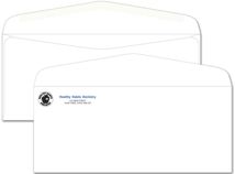 #10 Envelope, Imprinted, Manual Seal, No Window, White