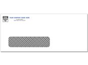 #10 Single Window Envelope, Security Tint, Gummed