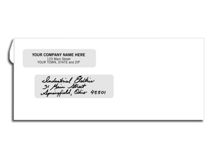 DU-O-VUE Confidential Envelope for Easy Record Checkbook
