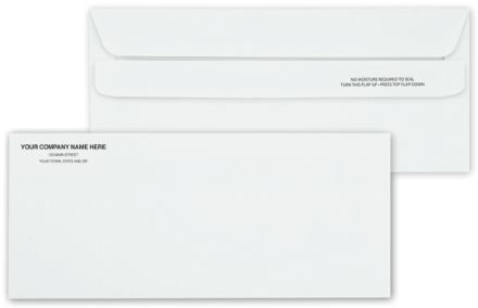 #10 Envelope, Self Seal, No Window, White