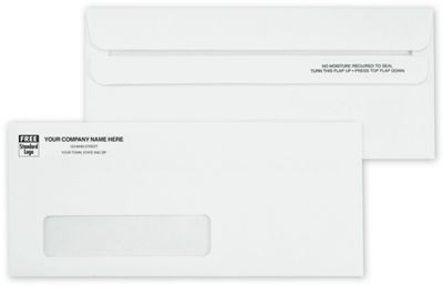 Number-10 Envelopes, Single Window, Self Seal 763