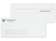 #10 Custom Window Envelope, Self Seal, Single Window, White