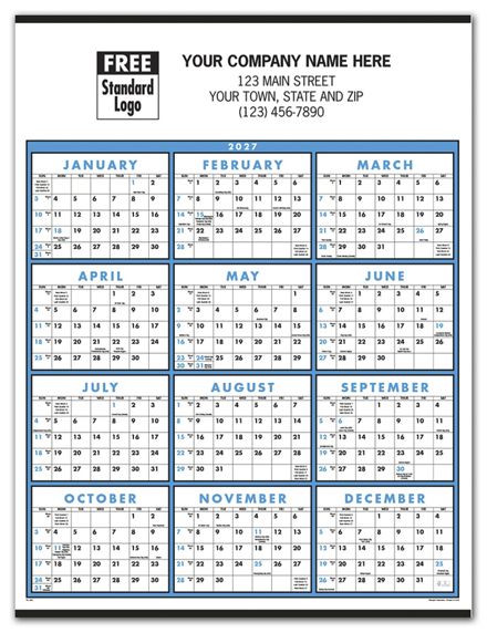2027 Non-Laminated Span-A-Year