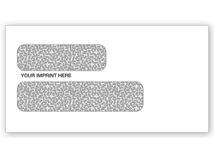 Double Window Confidential Envelope - 6 7/8 x 3 5/8