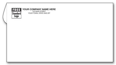 Number-6 3/4 Envelope One/Two Ink Color 7801