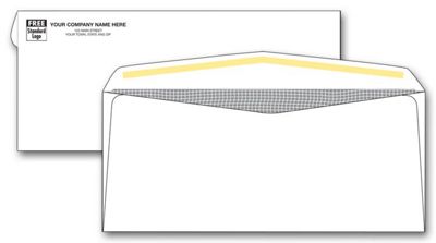 Number-10 Confidential Envelope, One/Two Ink Color 7813