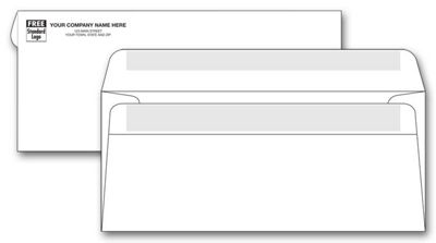 Number-10 Envelope Self-Seal One/Two Ink Color 7815