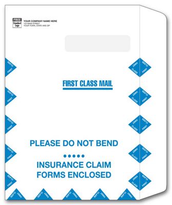 Large Claim Form Mailing Envelope 787