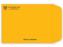 Brown Kraft Mailing Envelope 9 X 12, Gummed Seal