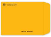 Brown Kraft Mailing Envelope 11 1/2 X 14 1/2, Gummed Seal