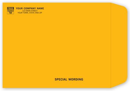 Brown Kraft Mailing Envelope 11 1/2 X 14 1/2, Gummed Seal