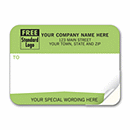 Mailing Labels, Padded, White w/ Green From Or Return 79