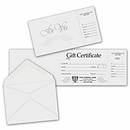 Gift Certificates - Gray Foil Embossed 808