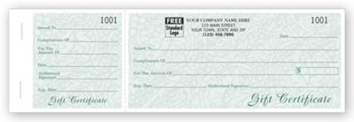 Vineyard Gift Certificates, Booked Sets, Green Vine 8382